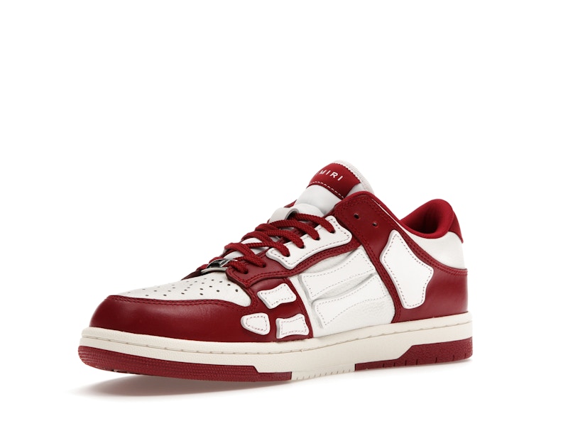 AMIRI Skel Top Low Rouge Blanc 