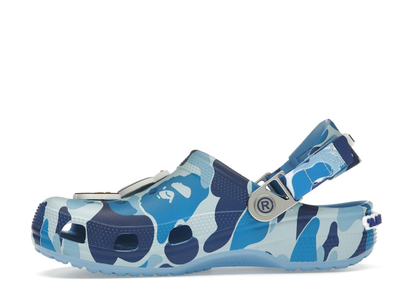 Crocs Classic Clog A Bathing Ape ABC Camo Blue