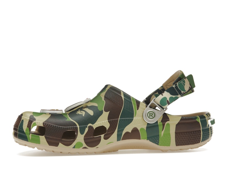 Crocs Classic Clog A Bathing Ape ABC Camo Green