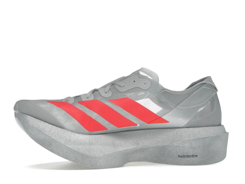 adidas Adizero Adios Pro Evo 2 Silver Metallic Lucid Red