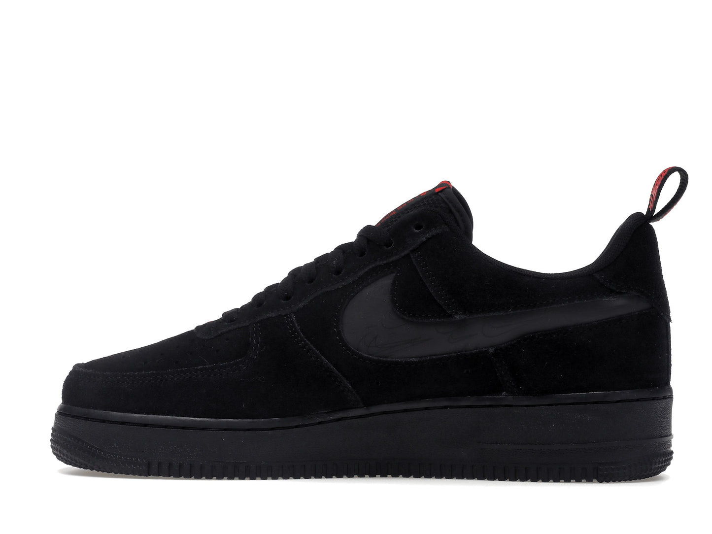 Nike Air Force 1 Low Multi-Swoosh Black Crimson