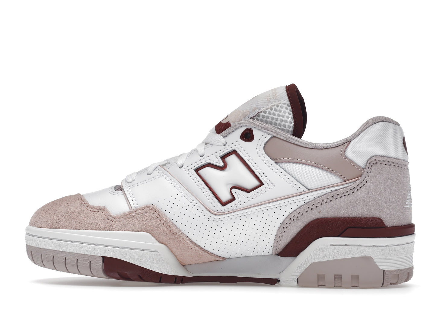 New Balance 550 White Scarlet