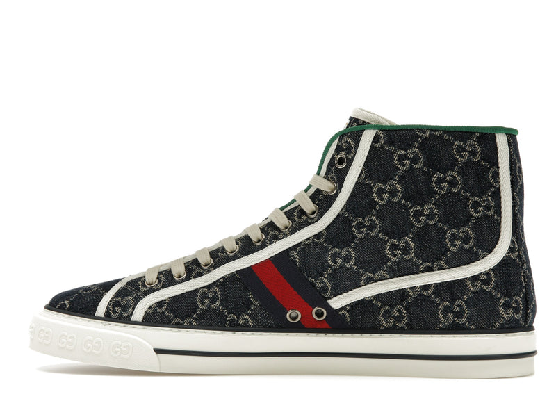 Gucci Tennis 1977 High Top Sneaker Blue