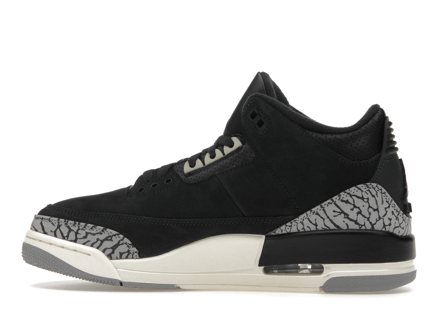 Jordan 3 Retro Noir Cassé