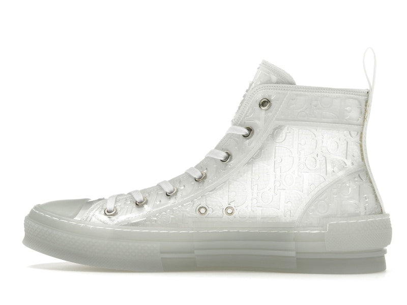 Dior B23 High Top White Raised Oblique