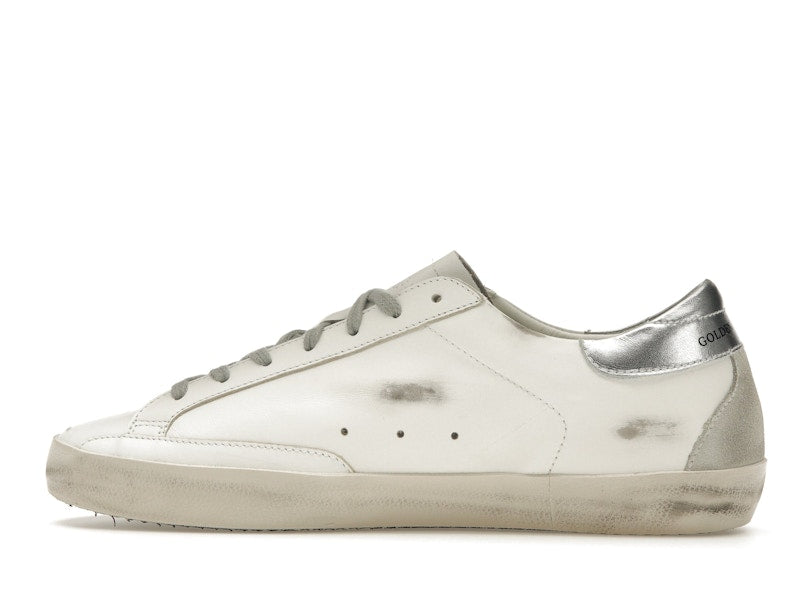 Golden Goose Super-Star White Silver