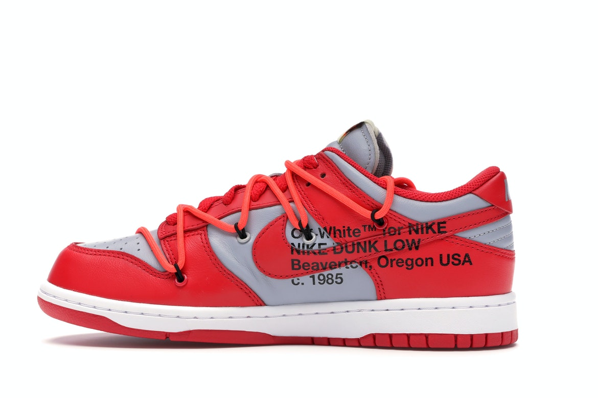 Nike Dunk Low Off-White University Red