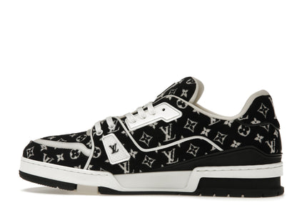 Louis Vuitton Trainer Black Monogram Textile