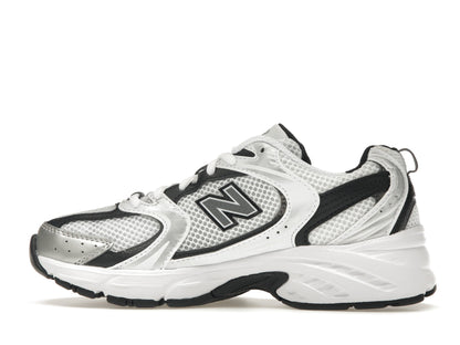 New Balance 530 White Silver Metallic Black