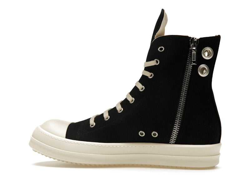 Rick Owens DRKSHDW High Top Black Milk