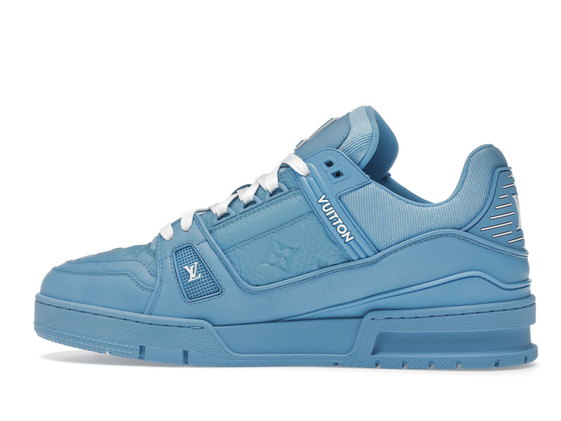 Louis Vuitton Trainer Blue Embossed Monogram
