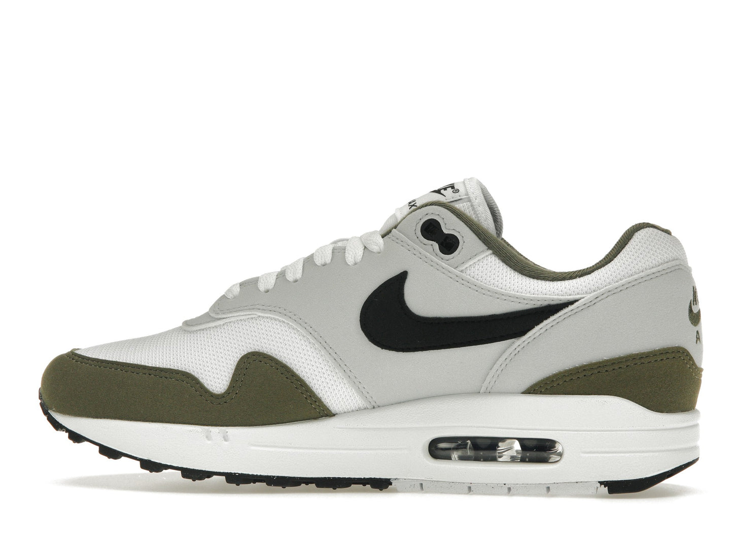 Nike Air Max 1 White Black Medium Olive