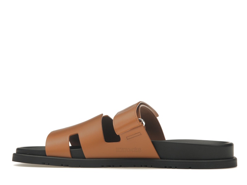 Hermes Chypre Sandal Naturel Black Smooth Calfskin Leather