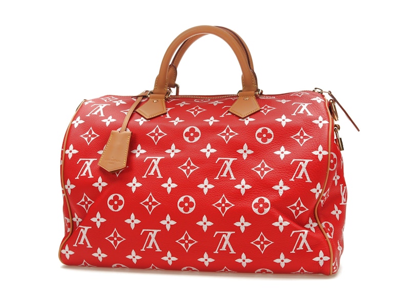 Louis Vuitton Speedy P9 Bandoulière 25 Monogram Leather Red
