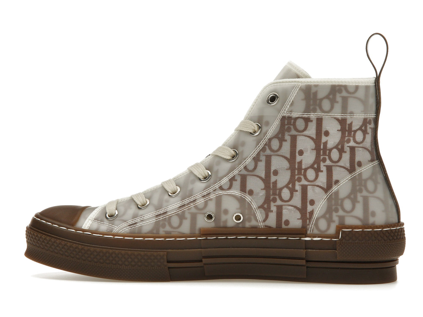 Dior B23 High Top Coffee White Dior Oblique