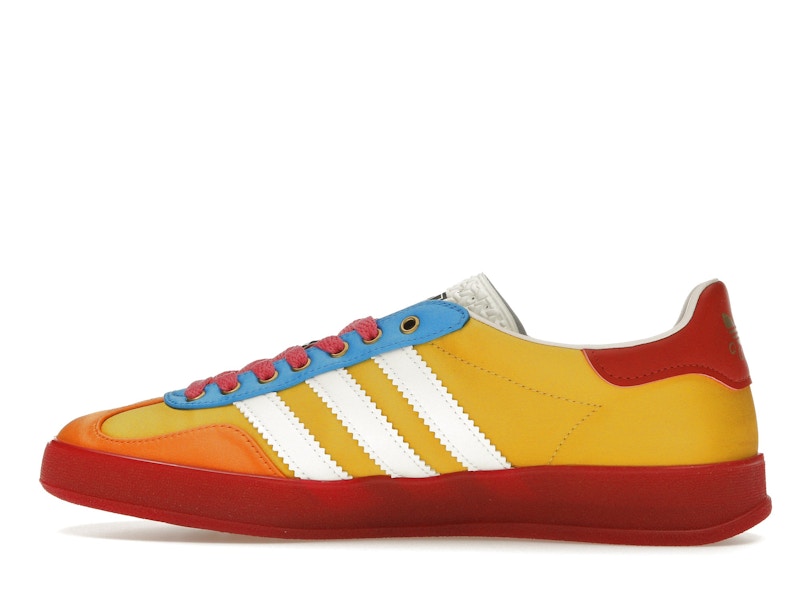 adidas x Gucci Gazelle Yellow White Red