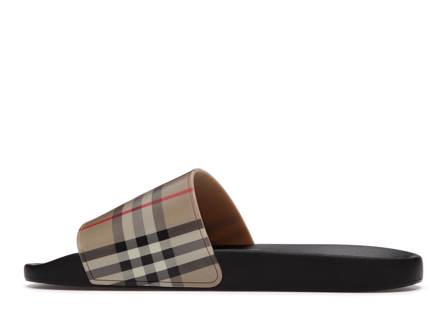 Burberry Furley Check Slides Archive Beige