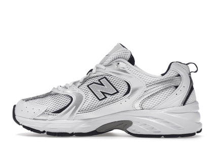 New Balance 530 White Silver Navy