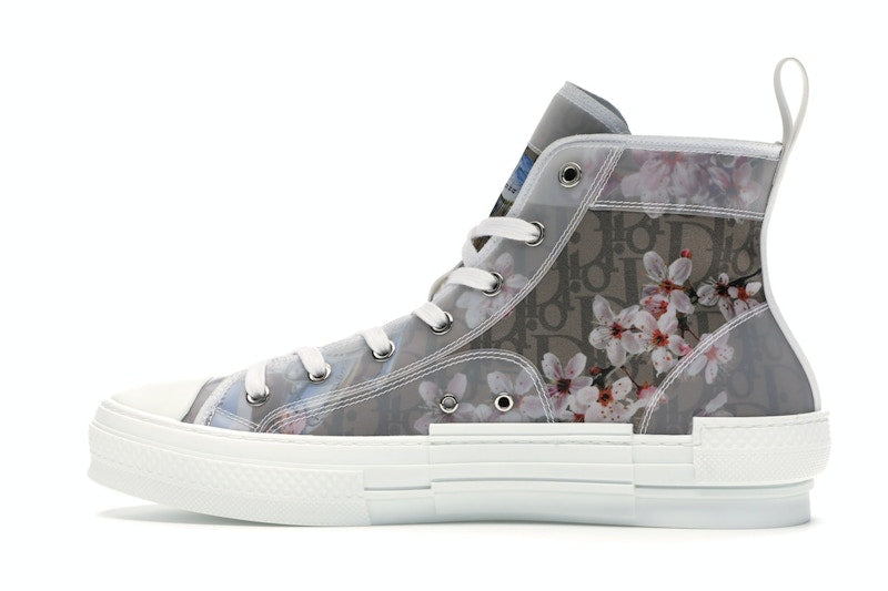 Dior B23 High Canvas Sorayama Dinosaur Brown