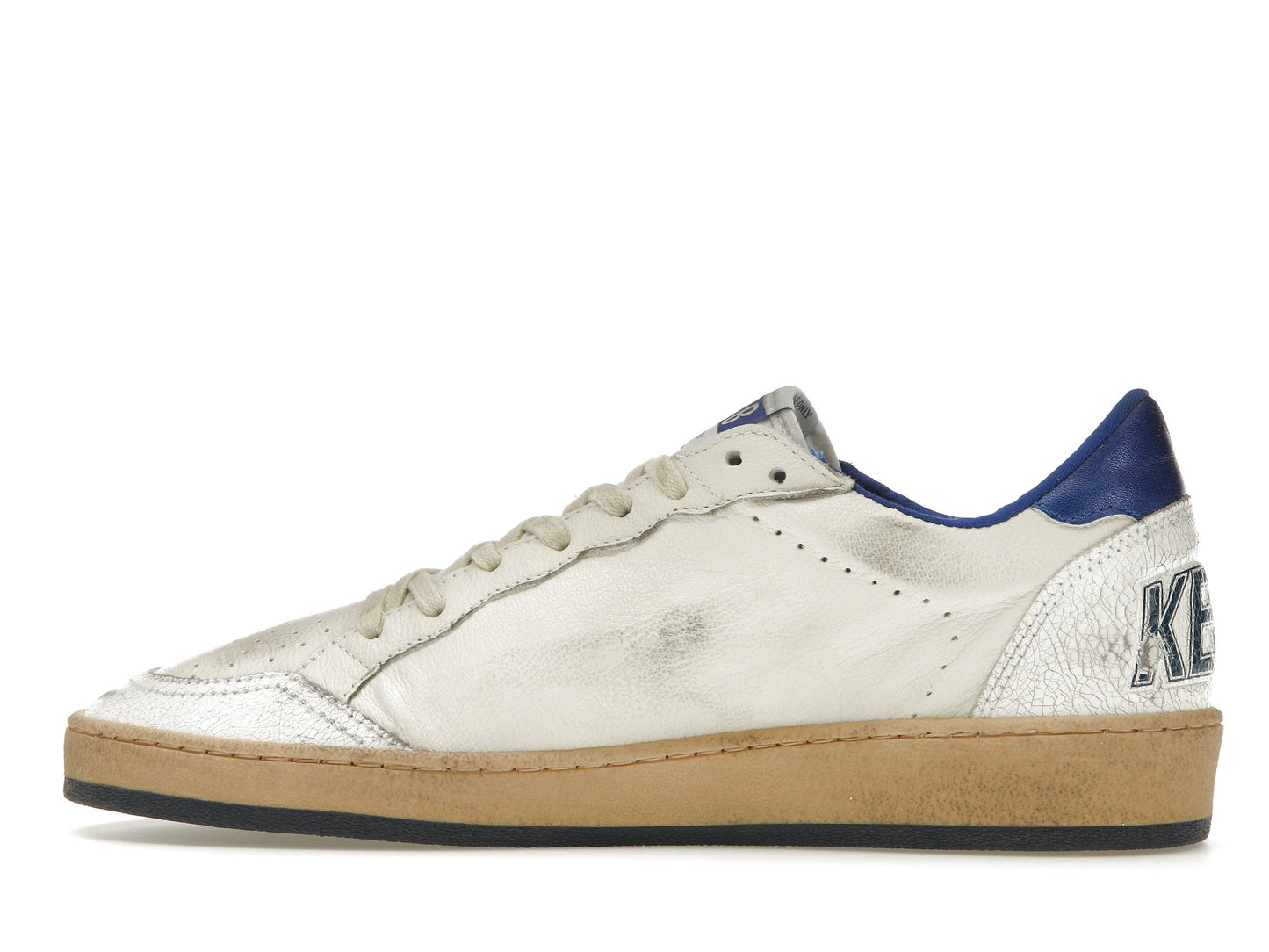 Golden Goose Ball-Star Low White Bluette