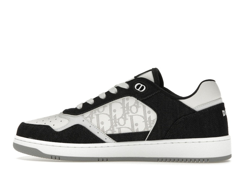 Dior B27 Low White Black Denim 