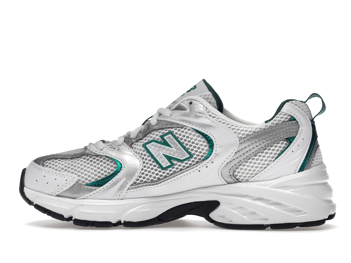 New Balance 530 White Silver Green