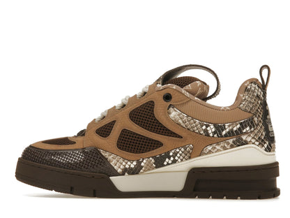 Louis Vuitton Skate Sneaker Brown Snakeskin