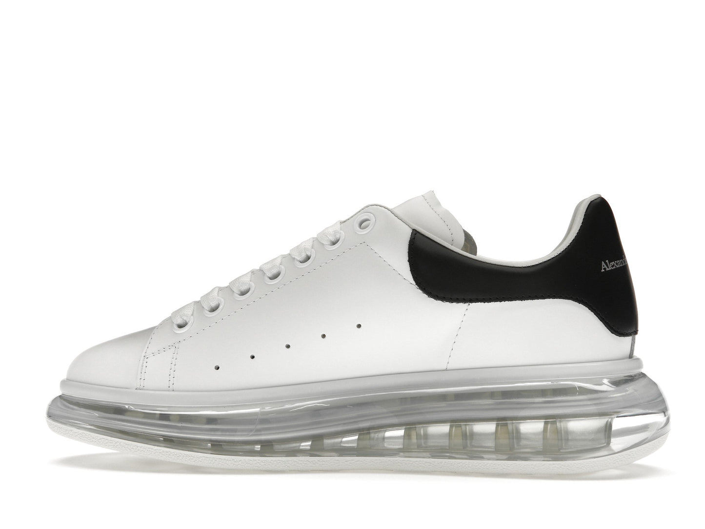 Alexander McQueen Oversized Clear Sole Black 