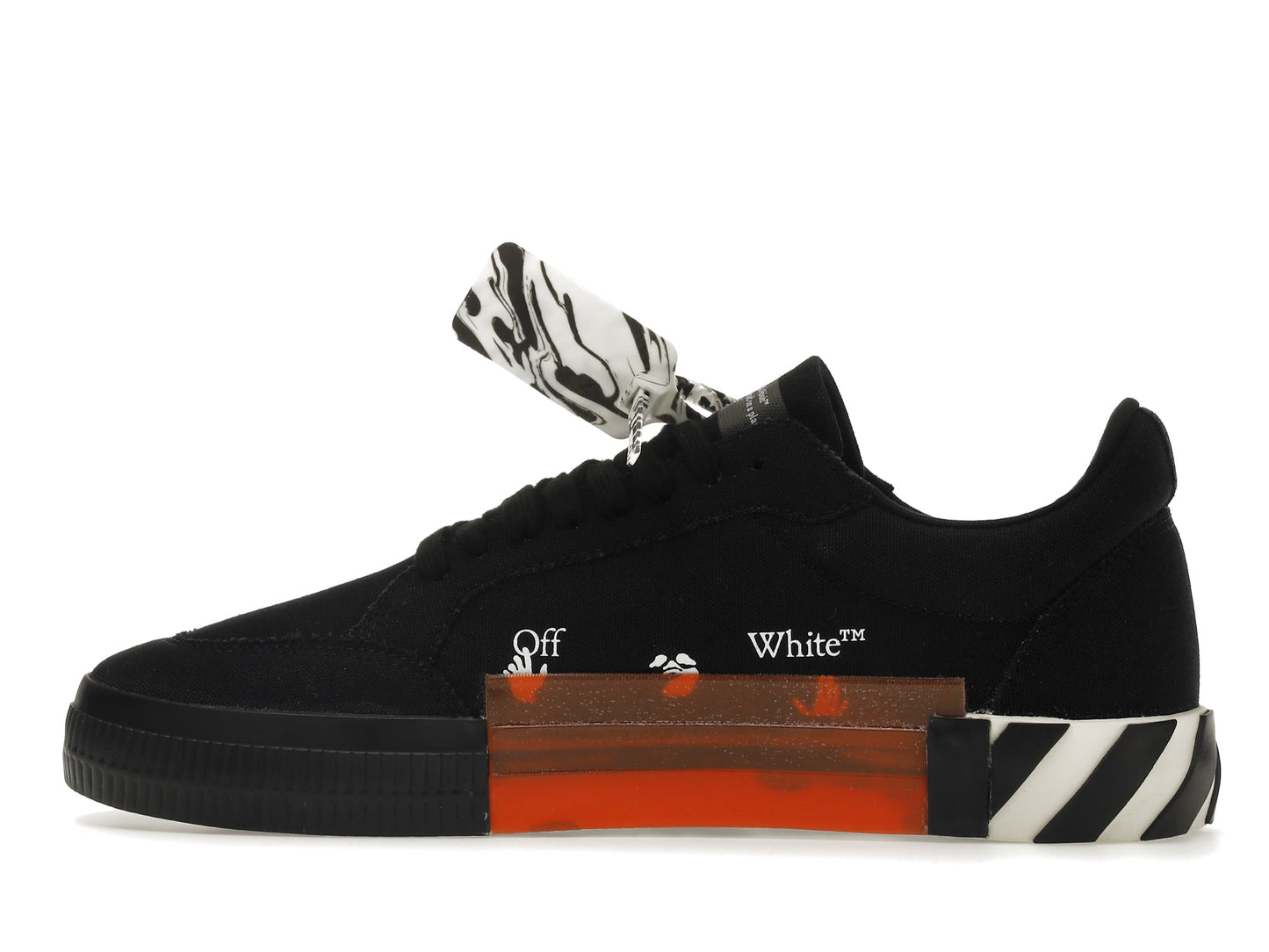 OFF-WHITE Vulc Low Black White Arrow