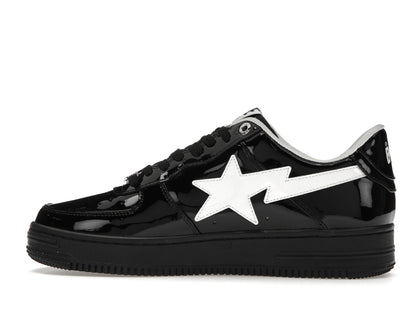 A Bathing Ape Bape Sta #2 Black Patent 