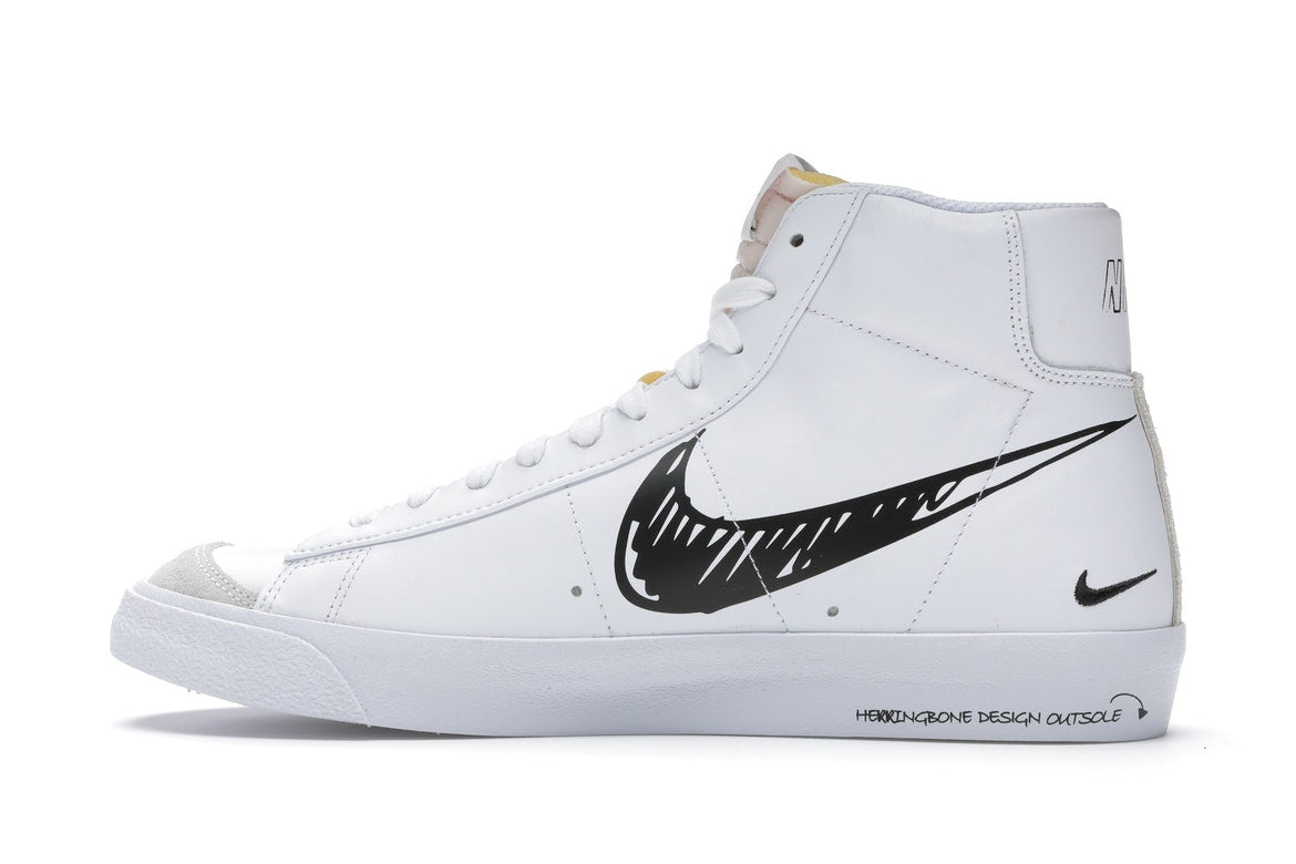 Nike Blazer Mid 77 Sketch White Black