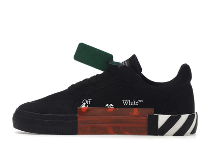 OFF-WHITE Vulc Low Toile Noir Blanc