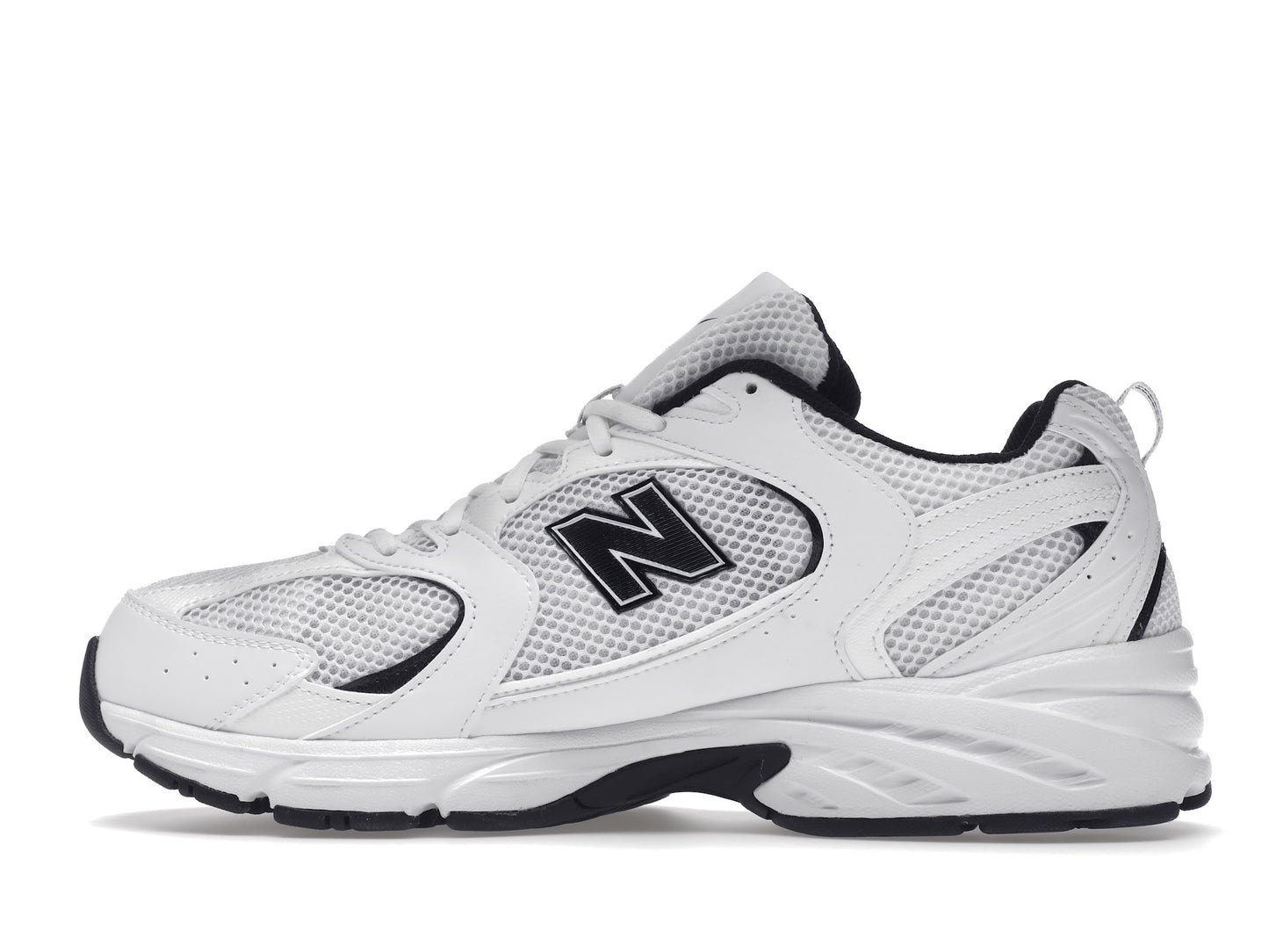 New Balance 530 Blanc Noir Détails