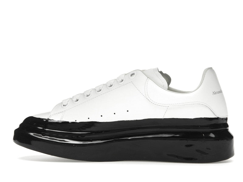 Alexander McQueen Oversized Paint Dipped White Black