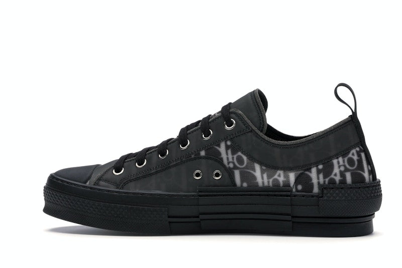 Dior B23 Low Top Canvas Oblique Black