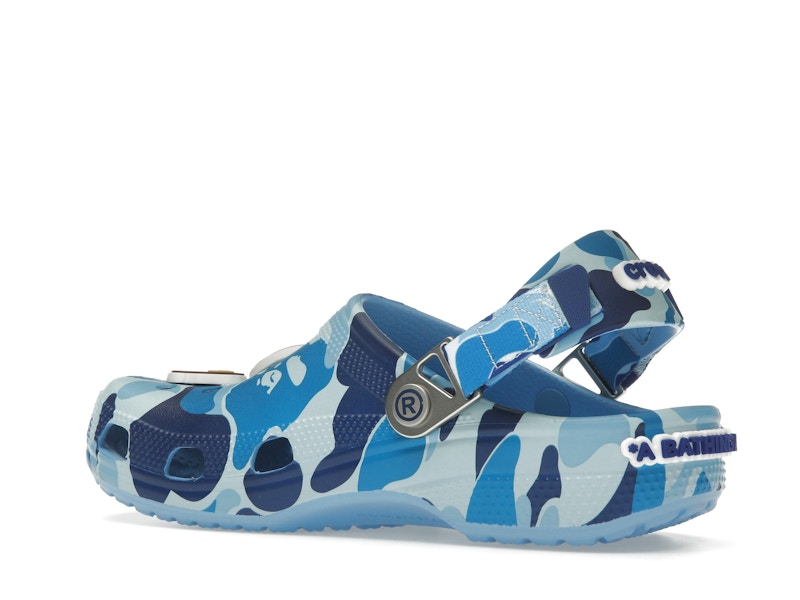 Crocs Classic Clog A Bathing Ape ABC Camo Blue