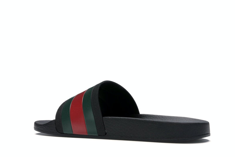 Gucci Rubber Slides Red Green