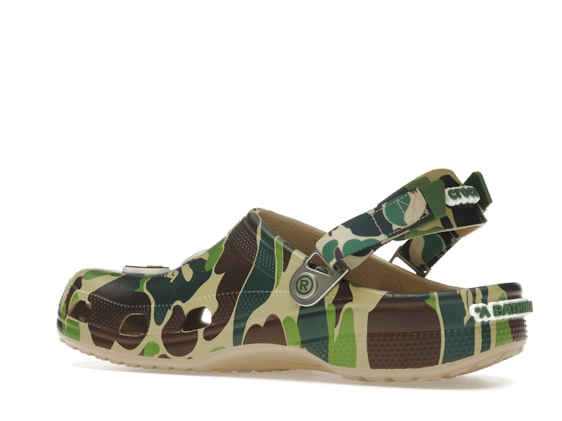 Crocs Classic Clog A Bathing Ape ABC Camo Green
