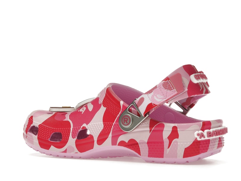 Crocs Classic Clog A Bathing Ape ABC Camo Pink