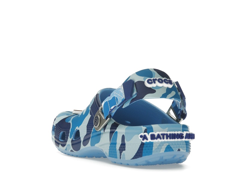 Crocs Classic Clog A Bathing Ape ABC Camo Blue