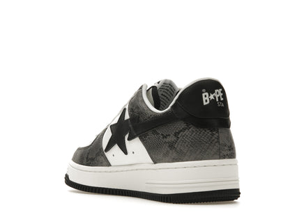 A Bathing Ape Bape Sta Snake Skin Black