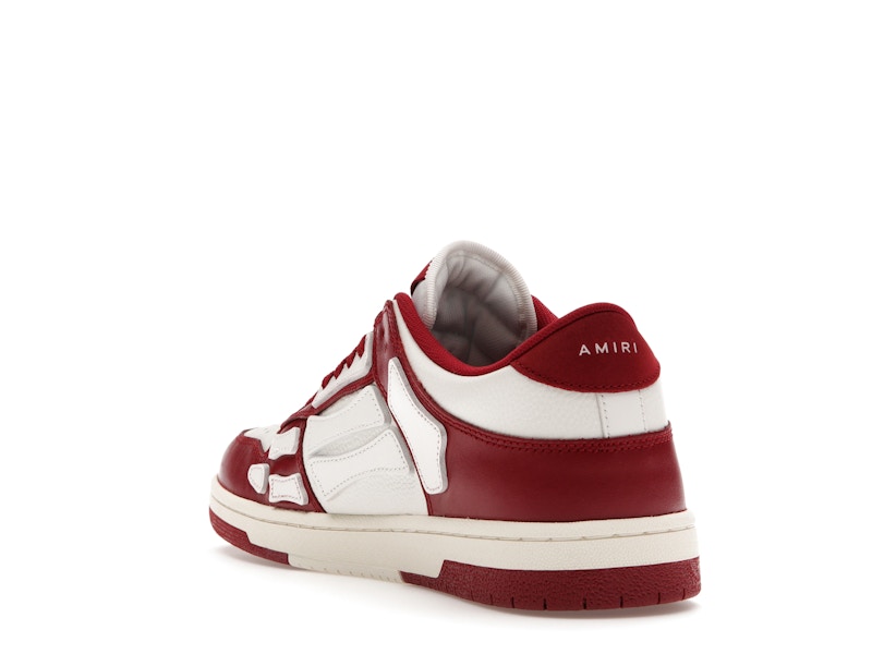 AMIRI Skel Top Low Rouge Blanc 
