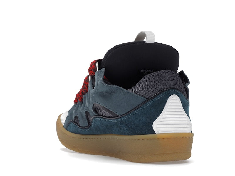 Lanvin Leather Curb Blue Grey