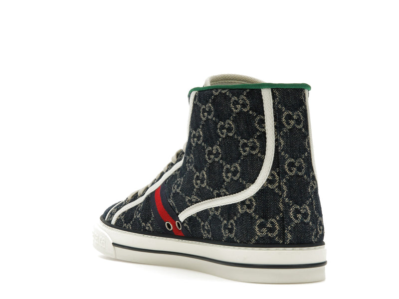 Gucci Tennis 1977 High Top Sneaker Blue