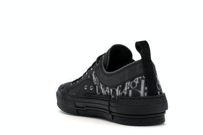 Dior B23 Low Top Canvas Oblique Black