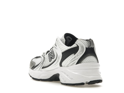 New Balance 530 White Silver Metallic Black