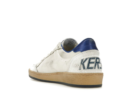 Golden Goose Ball-Star Low White Bluette