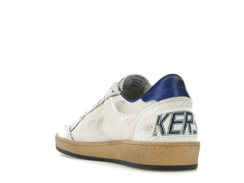 Golden Goose Ball-Star Low White Bluette 