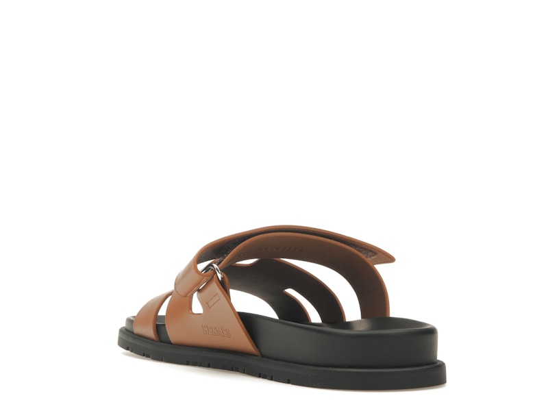 Hermes Chypre Sandal Naturel Black Smooth Calfskin Leather