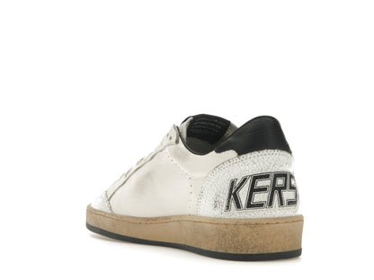 Golden Goose Ball-Star Low White Nappa Black Star